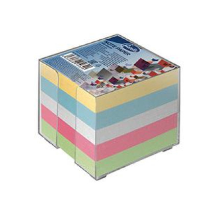 Piezīmju papīrs kārbā krāsasins, 9x9cm, 800 lapas Forofis