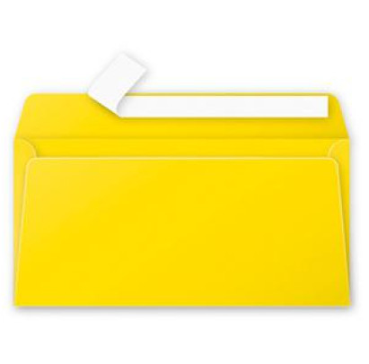 Aploksne E65 110x220 dzeltena krāsa