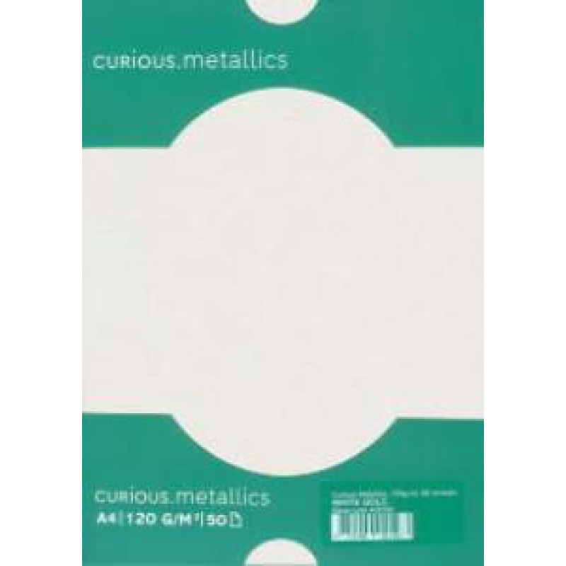 Papīrs Curious Metallics Ice Gold A4, 120g, 50