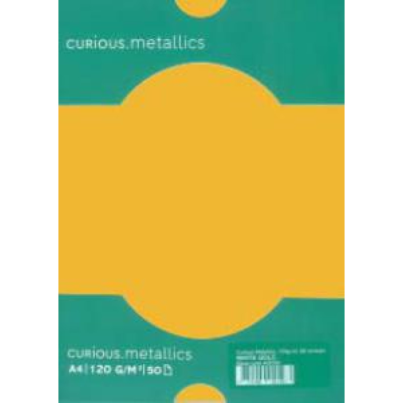 Papīrs Curious Metallics Super Gold, A4, 120g, 50