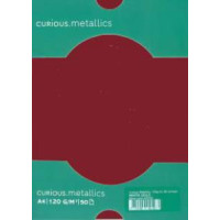 Papīrs Curious Matallick Red lacquer, A4, 120g, 50