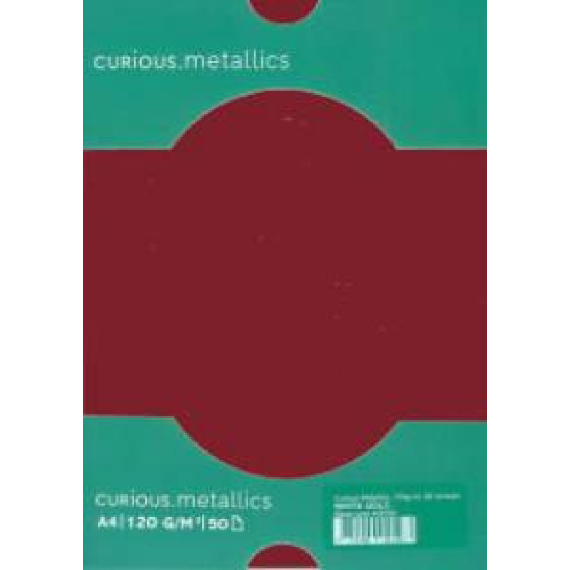 Papīrs Curious Matallick Red lacquer, A4, 120g, 50