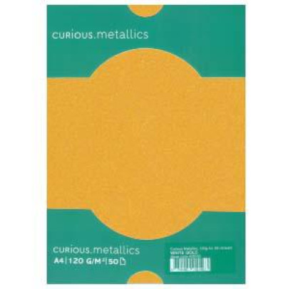 Papīrs Curious Metallics Super Gold, A4, 250g, 10 loksnes