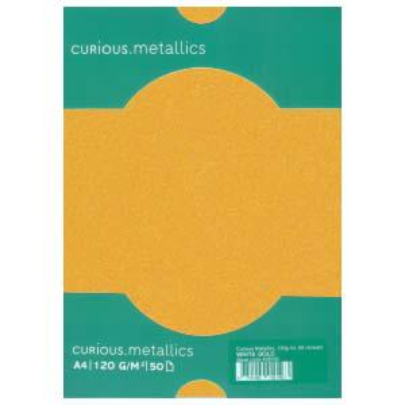Papīrs Curious Metallics Super Gold, A4, 250g, 10