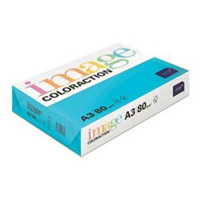 Krāsains papīrs A4, 80g/m2, 500 loksnes, Lisbon/tirkīza krāsa, Image Coloraction