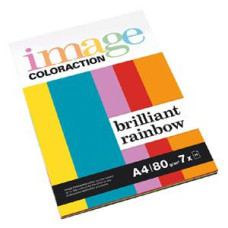 Krāsains papīrs IMAGE C. Brilliant Rainbow A4