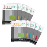 Krasains papirs FASHION A4/50lp. 160g/m2  dzeltena krasa