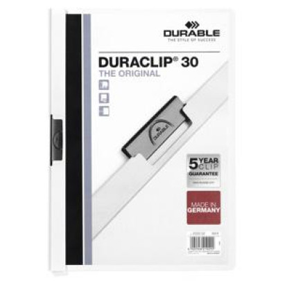 Mape Duraclip Original 30 DURABLE, balta