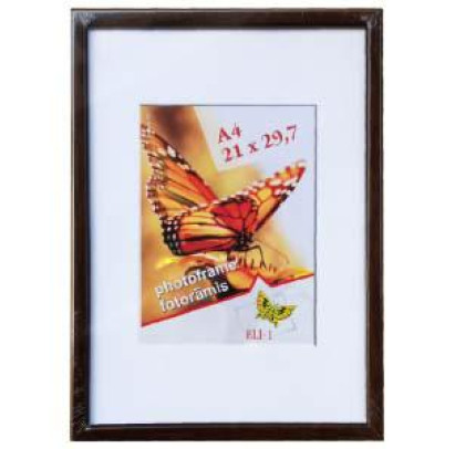 Fotorāmis 21x30cm AURA tumši brūns, plastika