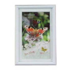 Fotorāmis 10x15cm balts, plastikāts