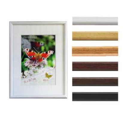 Fotorāmis 21x30cm AURA bordo, plastika