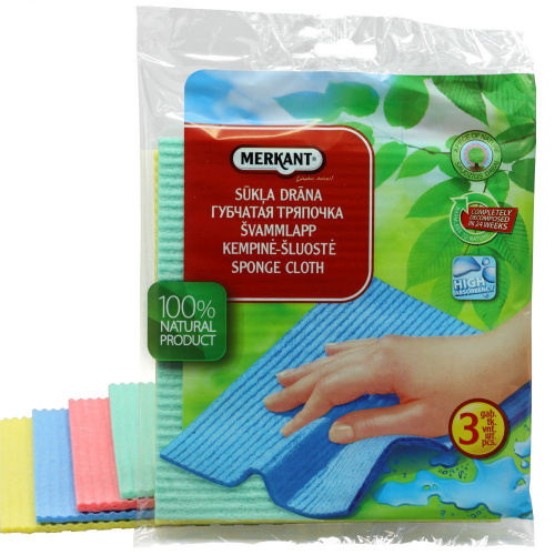Sponge cloth, MERKANT, 3pcs.