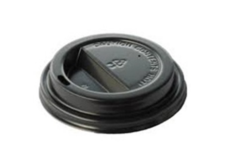 Vāciņš glāzēm 80mm, PS, 240ml (8oz), melns, 50gab.