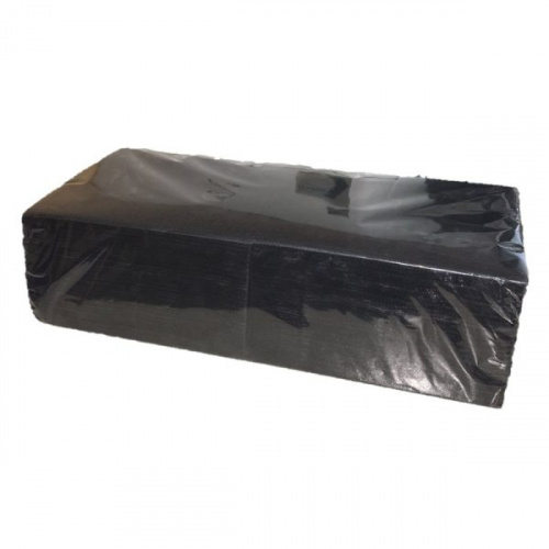 Galda salvetes ECO BLACK 24x24 cm, 300l, melnas
