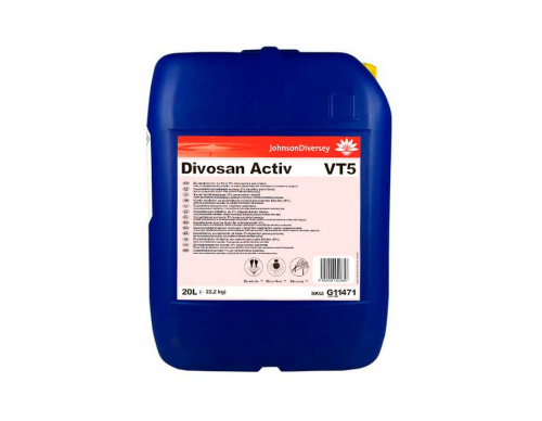 DIVOSAN ACTIV VT5 Dezinfekcijas līdzeklis, kas satur 5% peretiķskābes 20L