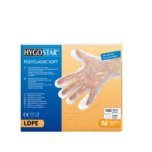 LDPE-gloves Polyclassic Soft, 100pcs