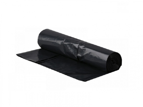 Atkritumu maiss 350L, 120x150cm, melni, LDPE, 5gab/rul.