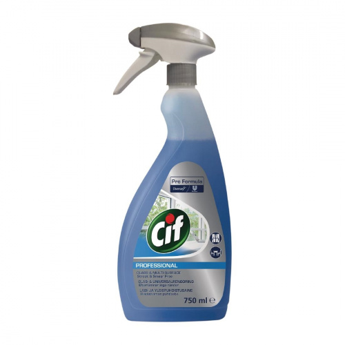 CIF Professional Windows & MultiSurface Cleaner Stiklu un virsmu tīrīšanas līdzeklis  0,75 L
