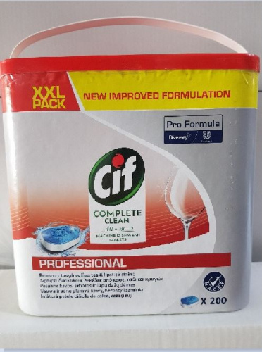 CIF All in One Dishwasher detergent tablets 200 pcs