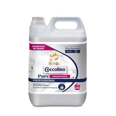 Coccolino Pro Formula Pure koncentrēts veļas mīkstinātājs 5L