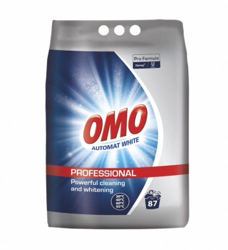OMO Professional Automat White Veļas pulveris baltai veļai 7kg