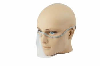 Face shield for nose and mouth protection
