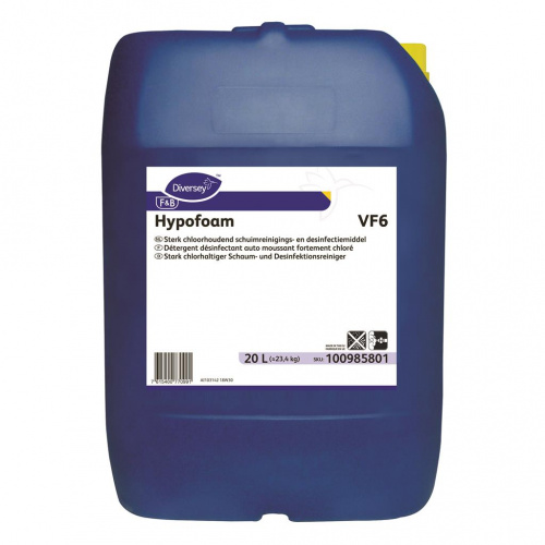 HYPOFOAM VF6 Щелочное моющее средство поверхностей из нержавеющей стали 20L