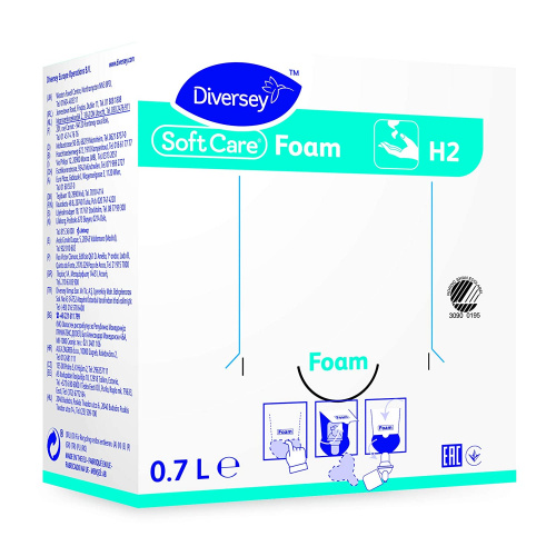 DIVERSEY Soft Care Foam H2 putu ziepes rokām, 700ml