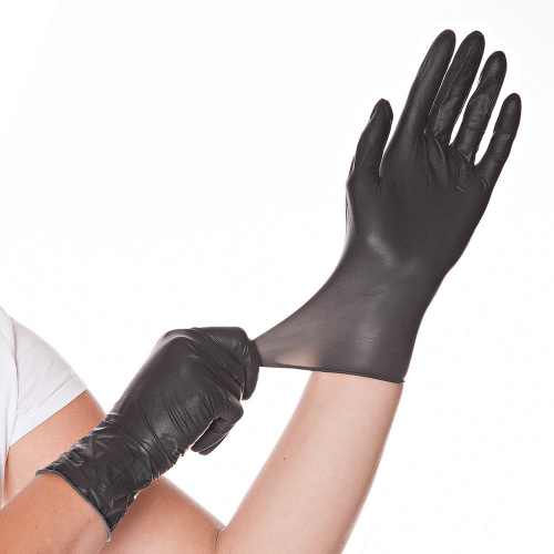 Latex gloves "Diablo", powder-free, 100 pcs