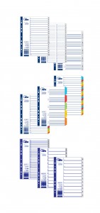 Sadalītājs dokumentiem FORPUS  A-Z polipropilēna  MAXI 297x230/245 mm