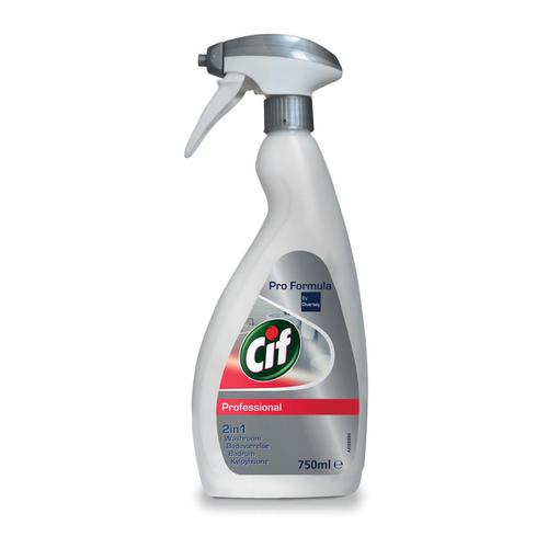 Cif Professional Washroom 2in1 Vannas istabas mazgāšanas līdzeklis 0.75L (6 gab/iep) 