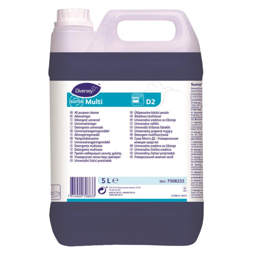 SUMA Multi D2 universāls tīrīšanas līdzeklis, 5L
