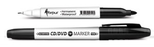 Double-sided CD / DVD marker