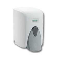 Dispenser for liquid soap 1L, S6, White with disinfection pump